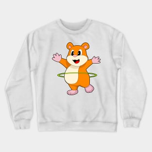 Hamster Fitness Gymnastics Crewneck Sweatshirt